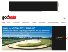 Tablet Screenshot of golfasia.sg
